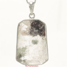 Load image into Gallery viewer, 9230124-Natural-Multi-Inclusion-Quartz-Crystal-Sterling-Silver-.925-Pendant-Necklace