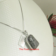 Load image into Gallery viewer, 9230125-Natural-Multi-Inclusion-Quartz-Crystal-Solid-Sterling-Silver-Pendant-Necklace