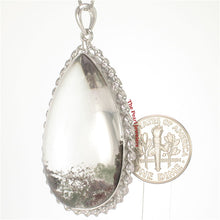 Load image into Gallery viewer, 9230130-Simple-Natural-Multi-Inclusion-Quartz-Crystal-Solid-Sterling-Silver-Pendant