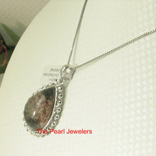 Load image into Gallery viewer, 9230131-Natural-Multi-Inclusion-Quartz-Crystal-Sterling-Silver-Pendant-Necklace