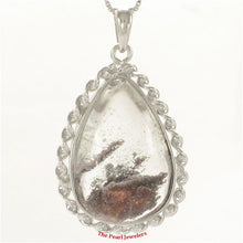 Load image into Gallery viewer, 9230132-Natural-Multi-Inclusion-Quartz-Crystal-Sterling-Silver-.925-Pendant-Necklace