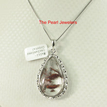 Load image into Gallery viewer, 9230134-Natural-Multi-Inclusion-Quartz-Crystal-Sterling-Silver-.925-Necklace-Pendant