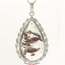 Load image into Gallery viewer, 9230134-Natural-Multi-Inclusion-Quartz-Crystal-Sterling-Silver-.925-Necklace-Pendant