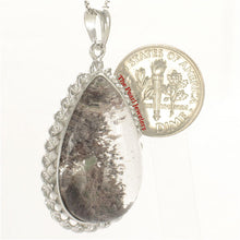 Load image into Gallery viewer, 9230135-Natural-Multi-Inclusion-Quartz-Crystal-Sterling-Silver-.925-Necklace-Pendant