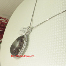 Load image into Gallery viewer, 9230135-Natural-Multi-Inclusion-Quartz-Crystal-Sterling-Silver-.925-Necklace-Pendant