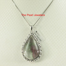 Load image into Gallery viewer, 9230137-Natural-Multi-Inclusion-Quartz-Crystal-Solid-Sterling-Silver-Pendant-Necklace