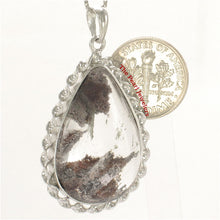 Load image into Gallery viewer, 9230138-Sterling-Silver-.925-Natural-Multi-Inclusion-Quartz-Crystal-Pendant-Necklace