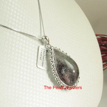 Load image into Gallery viewer, 9230139-Solid-Sterling-Silver-.925-Multi-Inclusion-Quartz-Crystal-Pendant-Necklace