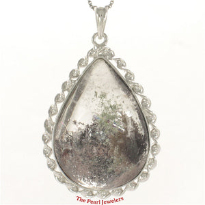 9230139-Solid-Sterling-Silver-.925-Multi-Inclusion-Quartz-Crystal-Pendant-Necklace