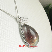 Load image into Gallery viewer, 9230141-Sterling-Silver-.925-Natural-Multi-Inclusion-Quartz-Crystal-Necklace-Pendant