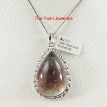 Load image into Gallery viewer, 9230141-Sterling-Silver-.925-Natural-Multi-Inclusion-Quartz-Crystal-Necklace-Pendant