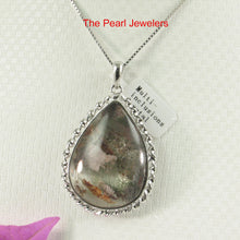 Load image into Gallery viewer, 9230143-Solid-Sterling-Silver-Natural-Multi-Inclusion-Quartz-Crystal-Necklace-Pendant