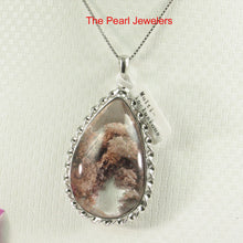 Load image into Gallery viewer, 9230144-Natural-Multi-Inclusion-Quartz-Crystal-925-Sterling-Silver-Necklace-Pendant