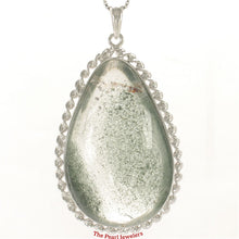 Load image into Gallery viewer, 9230146-Natural-Multi-Inclusion-Quartz-Crystal-Sterling-Silver-Pendant-Necklace