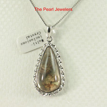 Load image into Gallery viewer, 9230148-Sterling-Silver-Natural-Multi-Inclusion-Quartz-Crystal-Necklace-Pendant