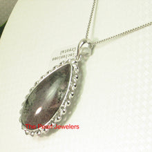 Load image into Gallery viewer, 9230149-Genuine-Natural-Multi-Inclusion-Quartz-Crystal-925-Silver-Necklace-Pendant