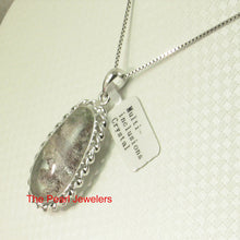Load image into Gallery viewer, 9230150-Solid-Silver-.925-Genuine-Natural-Multi-Inclusion-Quartz-Crystal-Pendant