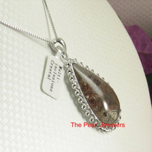 Load image into Gallery viewer, 9230151-Genuine-Natural-Quartz-Solid-.925-Silver-Necklace-Pendant