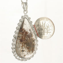 Load image into Gallery viewer, 9230151-Genuine-Natural-Quartz-Solid-.925-Silver-Necklace-Pendant