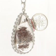 Load image into Gallery viewer, 9230152-Natural-Quartz-Multi-Inclusion-Solid-925-Silver-Pendant-Necklace