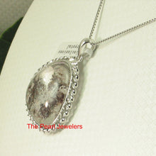 Load image into Gallery viewer, 9230155-Natural-Multi-Inclusion-Quartz-Crystal-Solid-Silver-.925-Pendant-Necklace