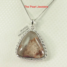 Load image into Gallery viewer, 9230156-Natural-Multi-Inclusion-Quartz-Crystal-925-Sterling-Silver-Pendant-Necklace