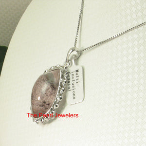 9230159-Genuine-Natural-Quartz-Crystal-925-Silver-Pendant-Necklace