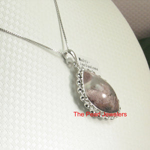 9230159-Genuine-Natural-Quartz-Crystal-925-Silver-Pendant-Necklace