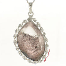 Load image into Gallery viewer, 9230159-Genuine-Natural-Quartz-Crystal-925-Silver-Pendant-Necklace