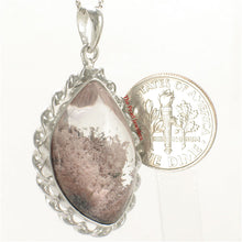 Load image into Gallery viewer, 9230159-Genuine-Natural-Quartz-Crystal-925-Silver-Pendant-Necklace