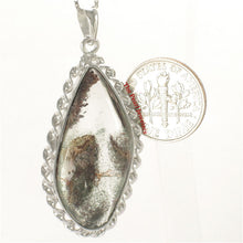 Load image into Gallery viewer, 9230161-Natural-Hazel-Multi-Inclusion-Quartz-Crystal-925-Sterling-Silver-Pendant