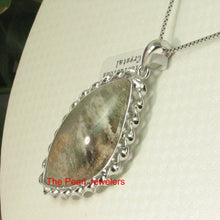 Load image into Gallery viewer, 9230164-Natural-Smokey-Peach-Multi-Inclusion-Quartz-Crystal-Sterling-Silver-Pendant