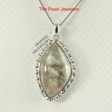 Load image into Gallery viewer, 9230164-Natural-Smokey-Peach-Multi-Inclusion-Quartz-Crystal-Sterling-Silver-Pendant