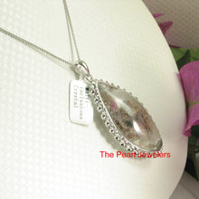 Load image into Gallery viewer, 9230167-Natural-Tan-Quartz-Crystal-Solid-Sterling-Silver-925-Pendant