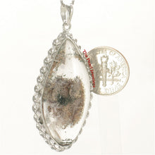 Load image into Gallery viewer, 9230167-Natural-Tan-Quartz-Crystal-Solid-Sterling-Silver-925-Pendant