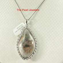 Load image into Gallery viewer, 9230167-Natural-Tan-Quartz-Crystal-Solid-Sterling-Silver-925-Pendant