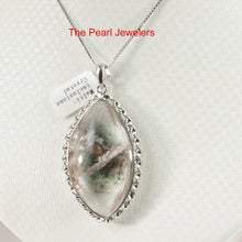 Load image into Gallery viewer, 9230184-Natural-Inclusion-Quartz-Crystal-Solid-925-Sterling-Silver-Pendant
