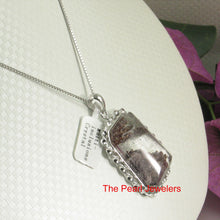 Load image into Gallery viewer, 9230186-Natural-Grey-Pink-One-of-A-Kind-Multi-Inclusion-Quartz-Crystal-Pendant