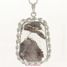 Load image into Gallery viewer, 9230186-Natural-Grey-Pink-One-of-A-Kind-Multi-Inclusion-Quartz-Crystal-Pendant