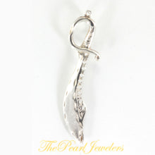 Load image into Gallery viewer, 9230215-Sterling-Silver-Swashbuckling-Sword-Pendant-Necklace
