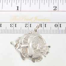 Load image into Gallery viewer, 9230219-Sterling-Silver-Tropical-Fish-Pendant-Charm-Necklace