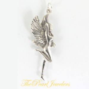 9230220-Sterling-Silver-Winged-Fairy-Pendant-Charm-Necklace