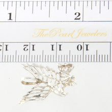 Load image into Gallery viewer, 9230222-Sterling-Silver-Diamond-Cut-Hawk-Eagle-Pendant-Charm-Necklace