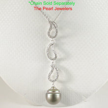 Load image into Gallery viewer, 92T0251-Genuine-Baroque-Large-Gray-Tahitian-Pearl-Unique-Pendant