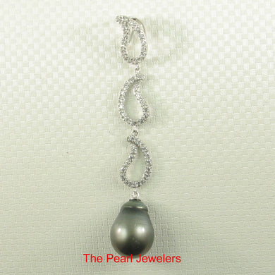 92T0252-Natural-Black-Tahitian-Pearl-Unique-Stone-D/VVS1-Pendant