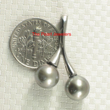 Load image into Gallery viewer, 92T0301-Genuine-Baroque-Twin-Natural-Gray-Tahitian-Pearl-Cherries-Design-Pendant