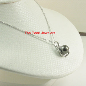 92T0321-Genuine-Black-Green-Tahitian-Pearl-Love-Heart-Pendant-Necklace