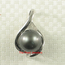 Load image into Gallery viewer, 92T0325-Genuine-Embrace-Baroque-Black-Tahitian-Pearl-Pendant-Necklace