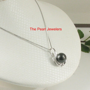 92T0327-Solid-Sterling-Silver-925-Genuine-Embrace-Black-Tahitian-Pearl-Pendants