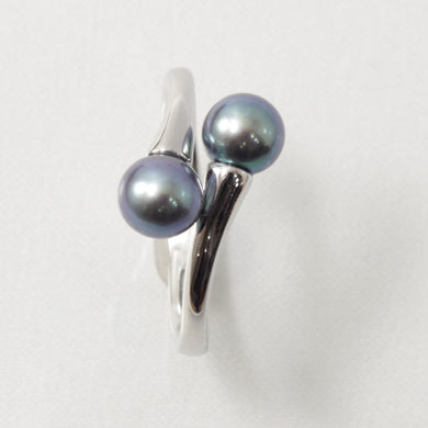 9301091B-Sterling-Silver-925-Twin-AAA-Blue-Cultured-Pearl-Cocktail-Ring